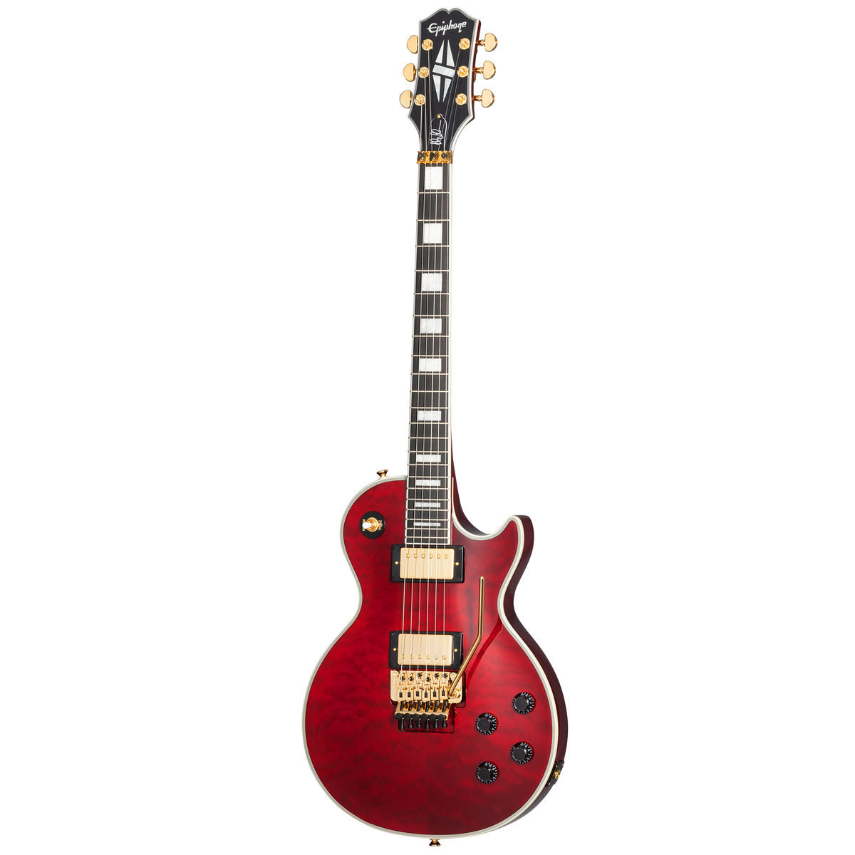 Epiphone Alex Lifeson Les Paul Custom Axcess, Ruby — product view