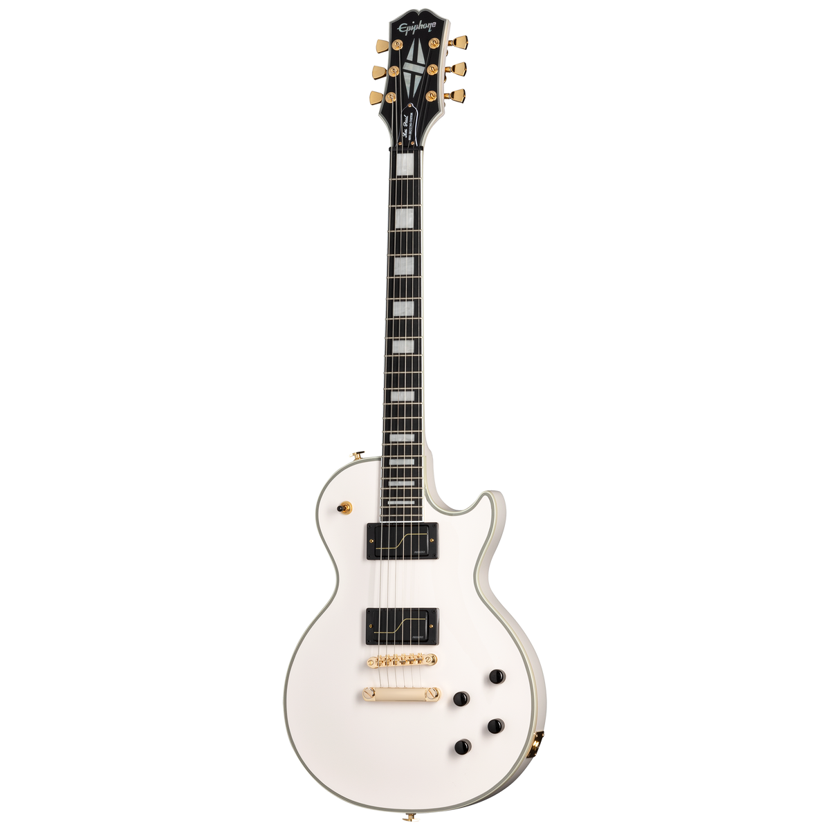 Epiphone Matt Heafy Les Paul Custom Origins, Bone White — product view