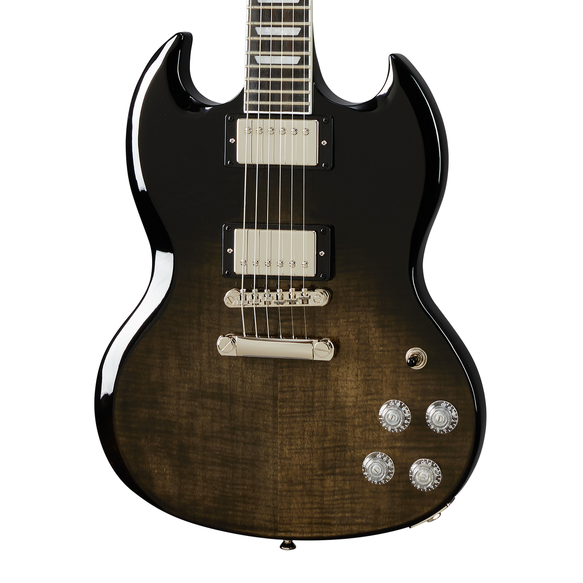 Epiphone SG Modern Figured, Trans Black Fade — additional view