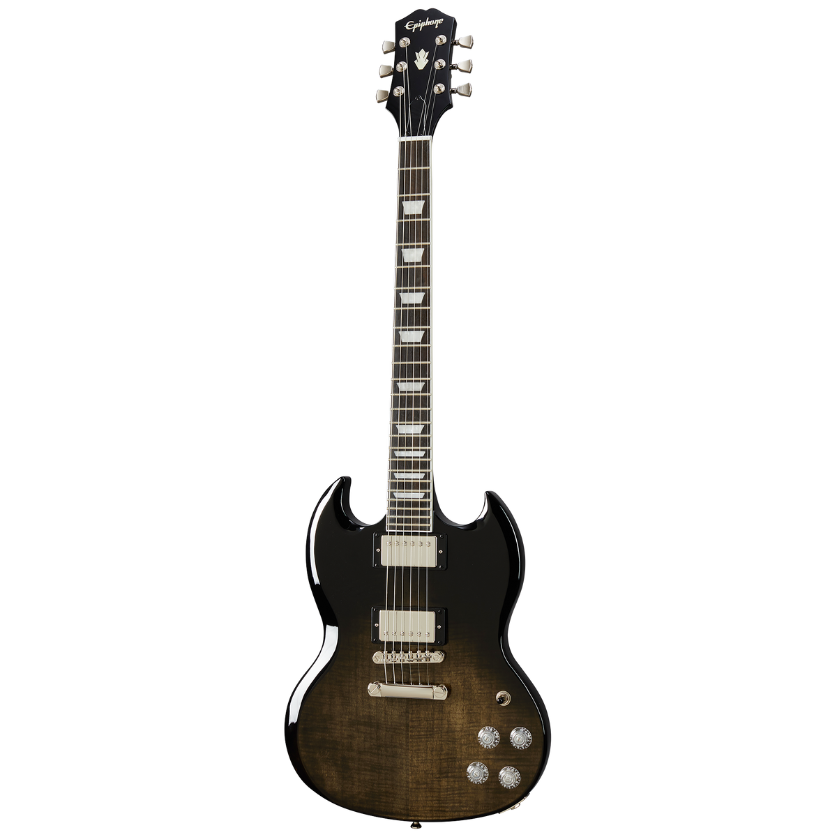 Epiphone SG Modern Figured, Trans Black Fade — product view