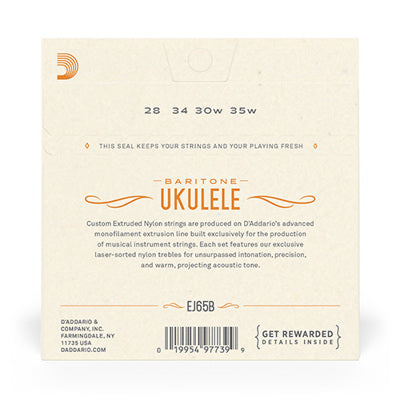 D'Addario - Pro-Arté Custom Extruded Nylon Ukulele Strings, Baritone