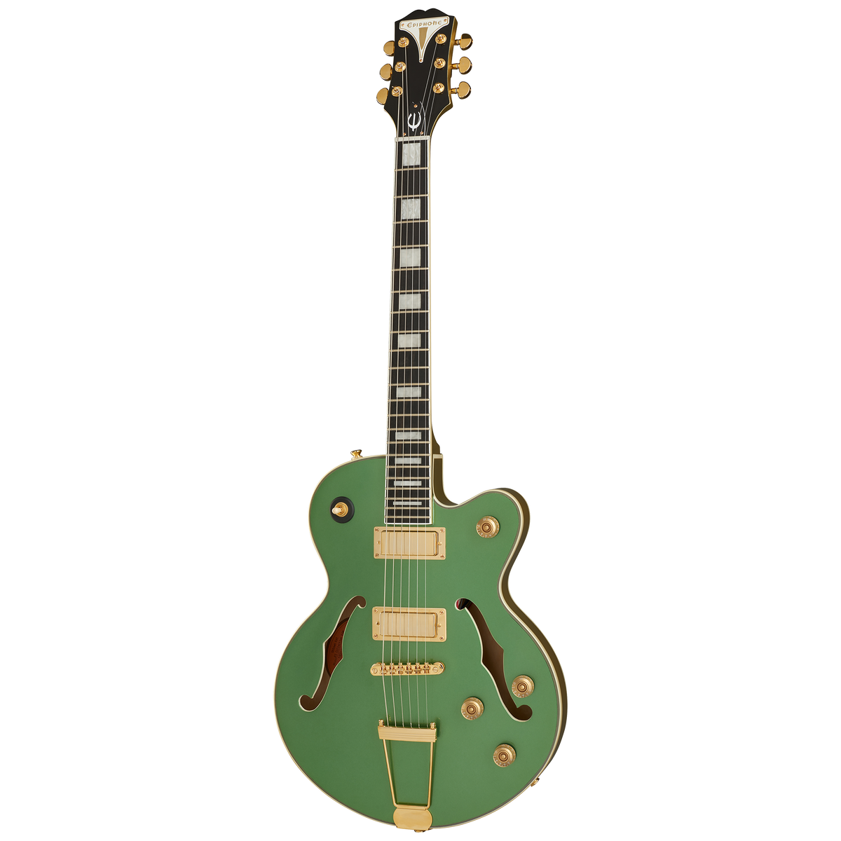 Epiphone Uptown Kat ES, Emerald Green Metallic — product view
