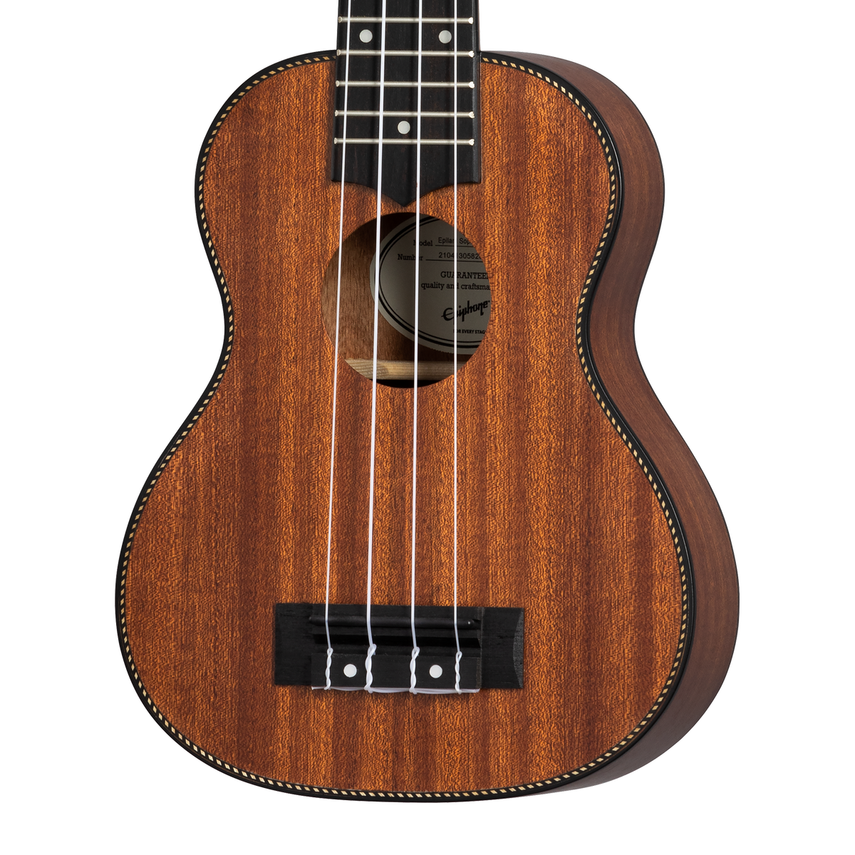 Epiphone EpiLani Soprano Ukulele, Natural Satin — additional view