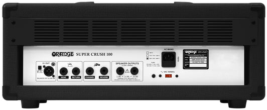 Orange - Super Crush 100 Amplifier Head (black)