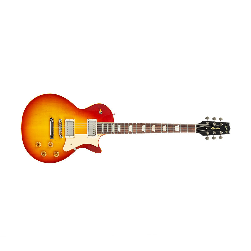 Heritage Custom Core H-150 Plain Top Guitar - Dark Cherry Sunburst - product image 1