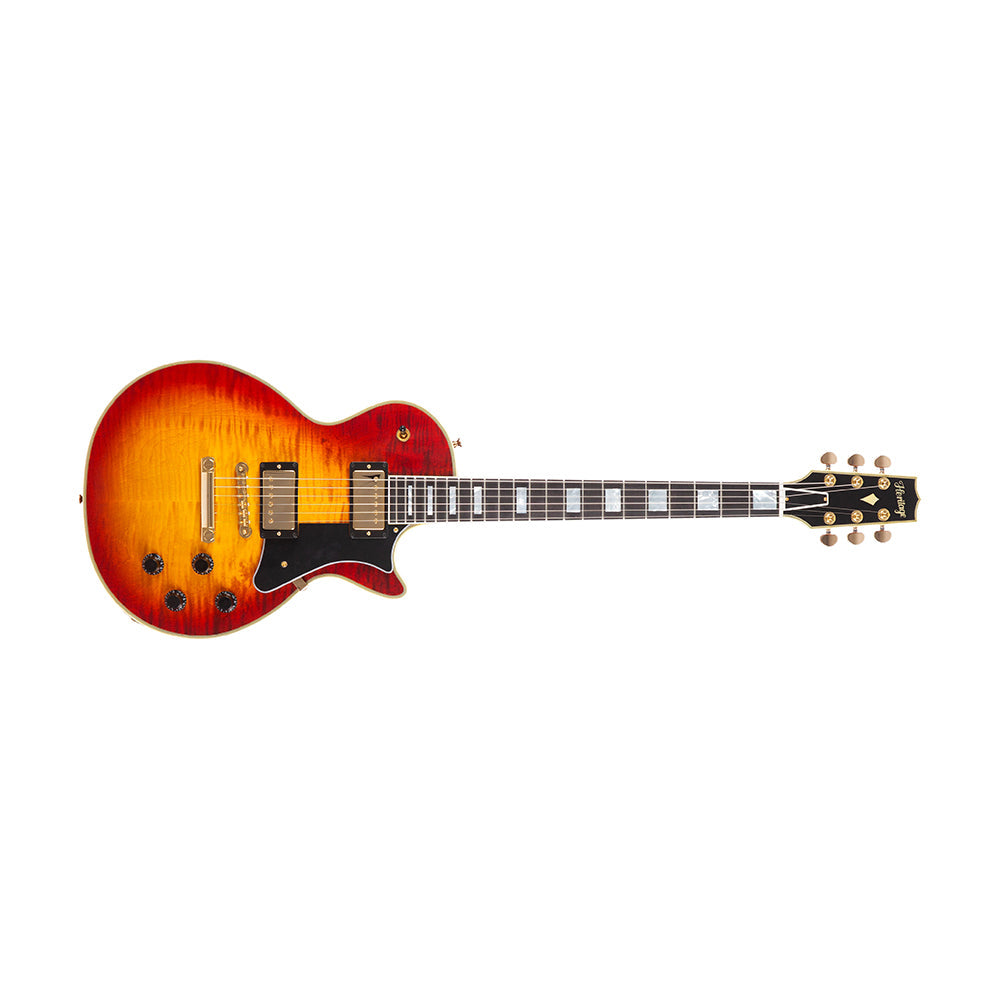 Heritage Custom Core H-157 Maple Top Guitar - Dark Cherry Sunburst - product image 1