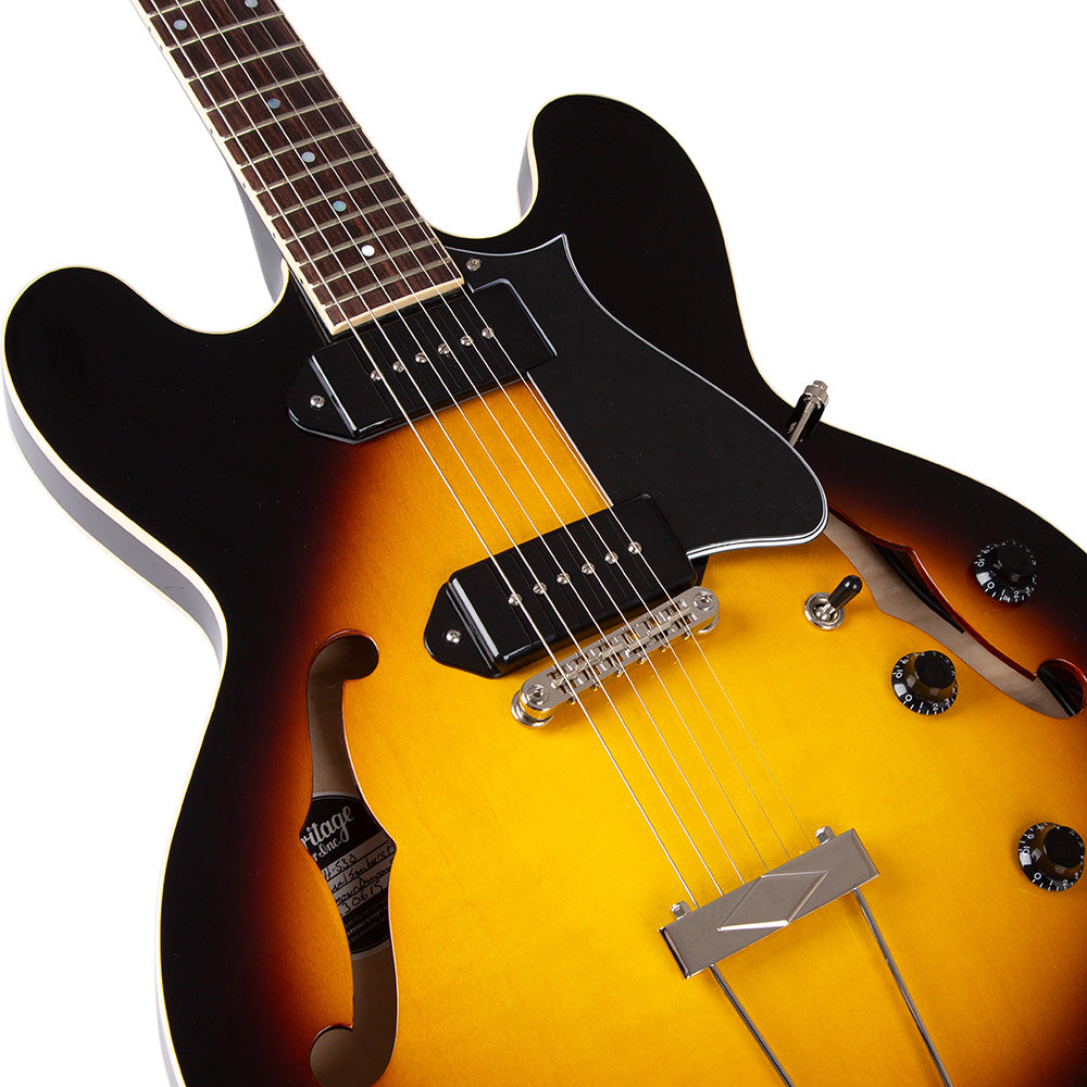 Heritage Standard H-530 Hollow Guitar v2 - Original Sunburst - product image 2