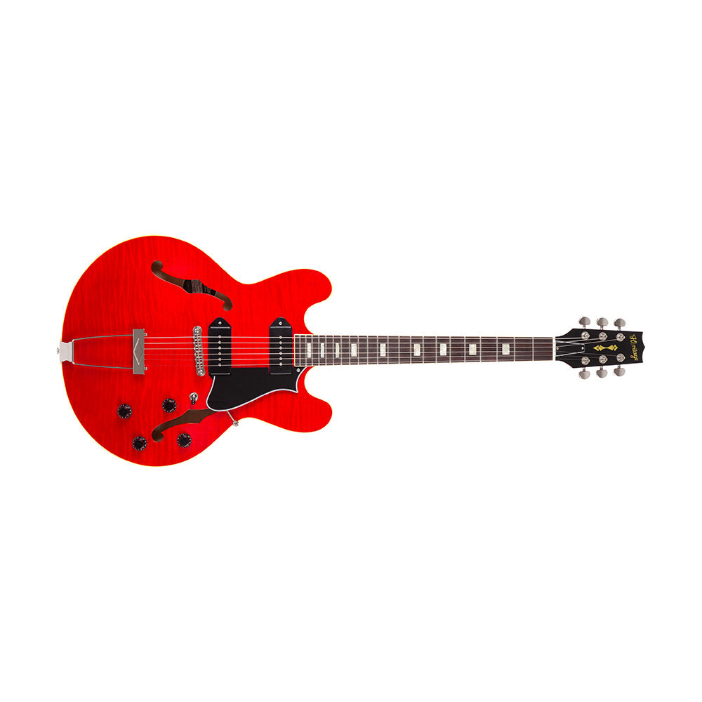 Heritage Custom Core H-530 Hollow Guitar - Transparent Cherry - product image 1
