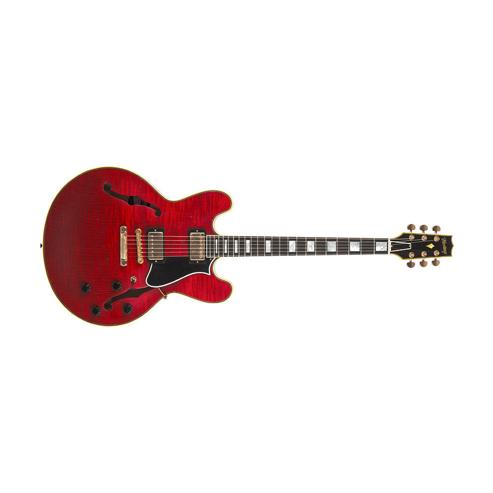Heritage Custom Core H-555 Semi-Hollow - Transparent Cherry - Aged - product image 1