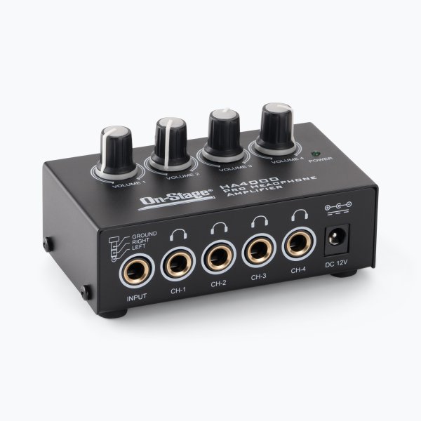 On-Stage HA4000 - Four-Channel Headphone Amp