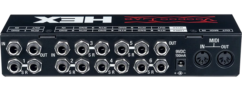 Voodoo Lab HEX True Bypass 6-Loop Audio Switcher - product detail