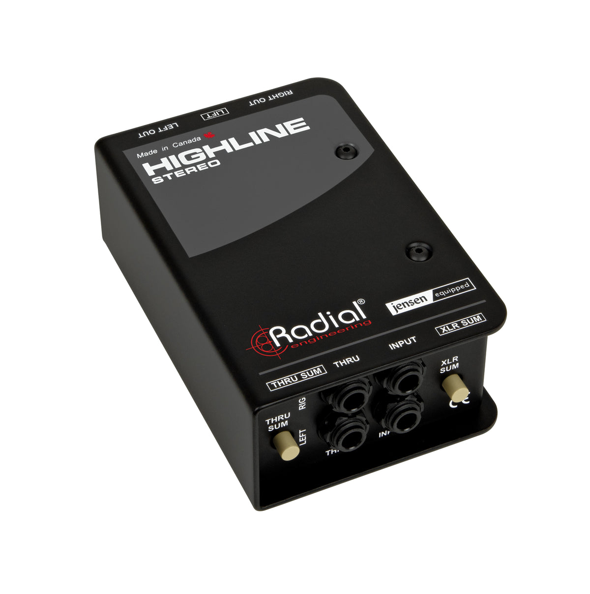 Radial Highline Stereo - Stereo Passive Line Isolator - product view 2