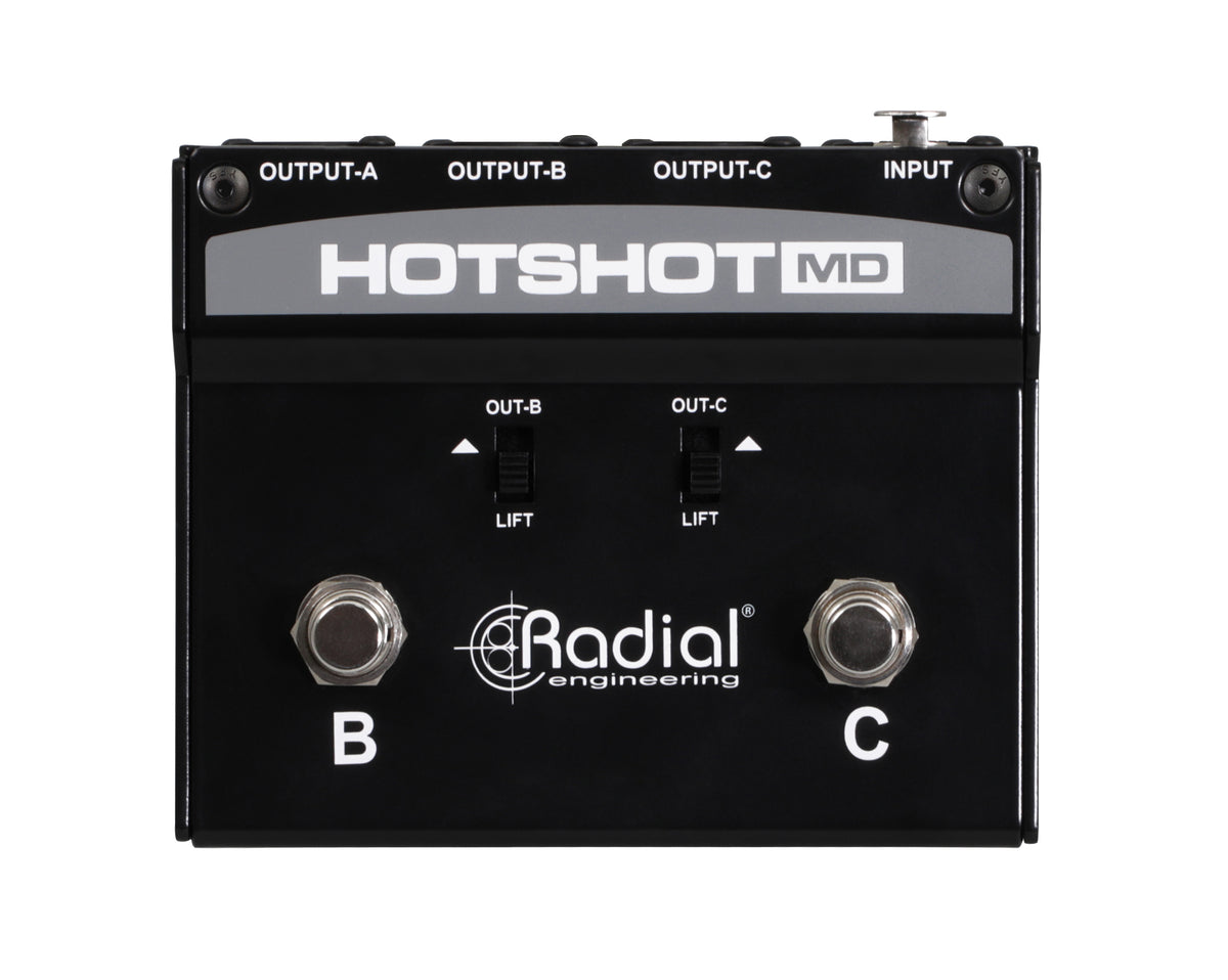 Radial HotShot MD - Multi-Output Dynamic Mic Switcher - product view 1