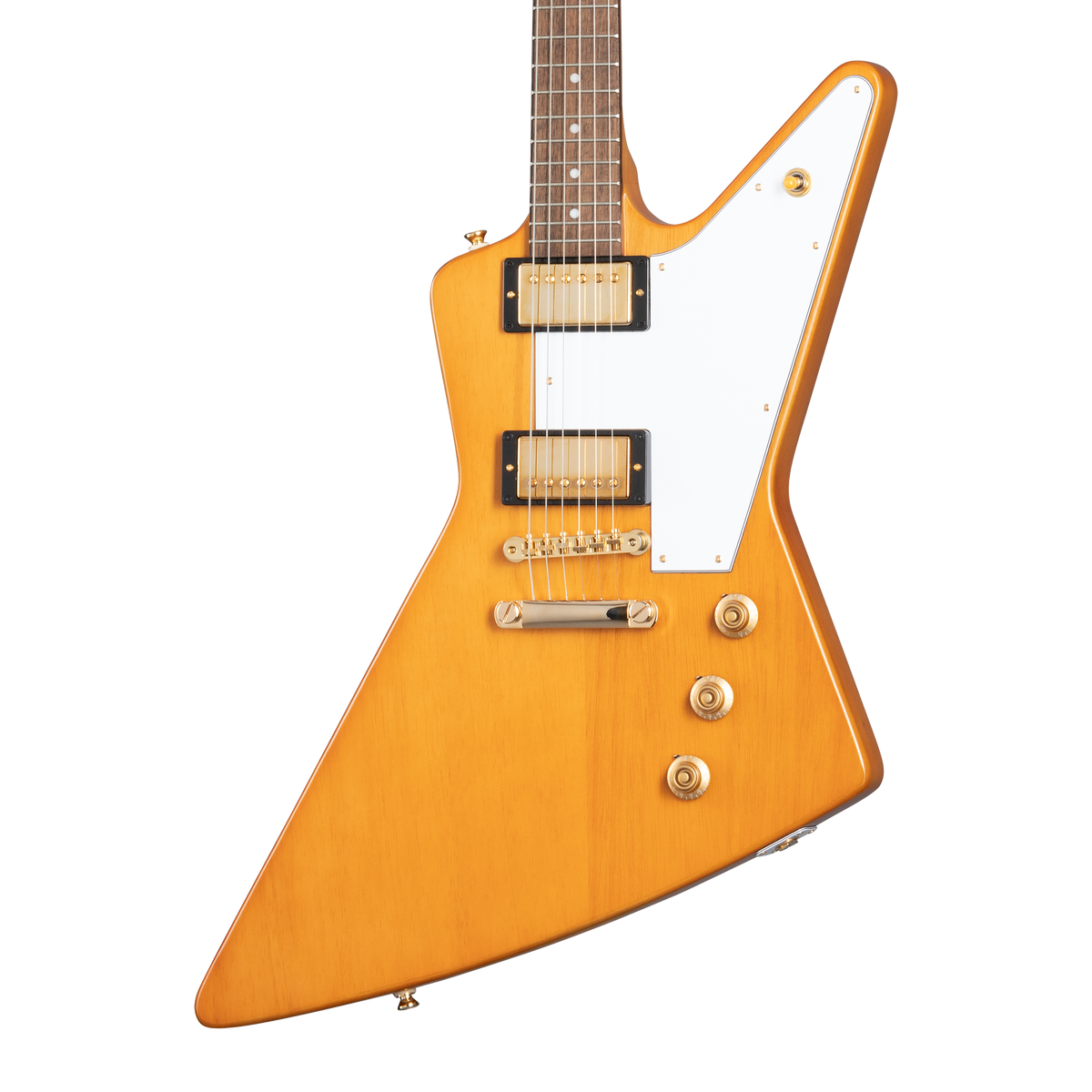 Epiphone IGC 1958 Korina Explorer (White Pickguard), Aged Natural — additional view