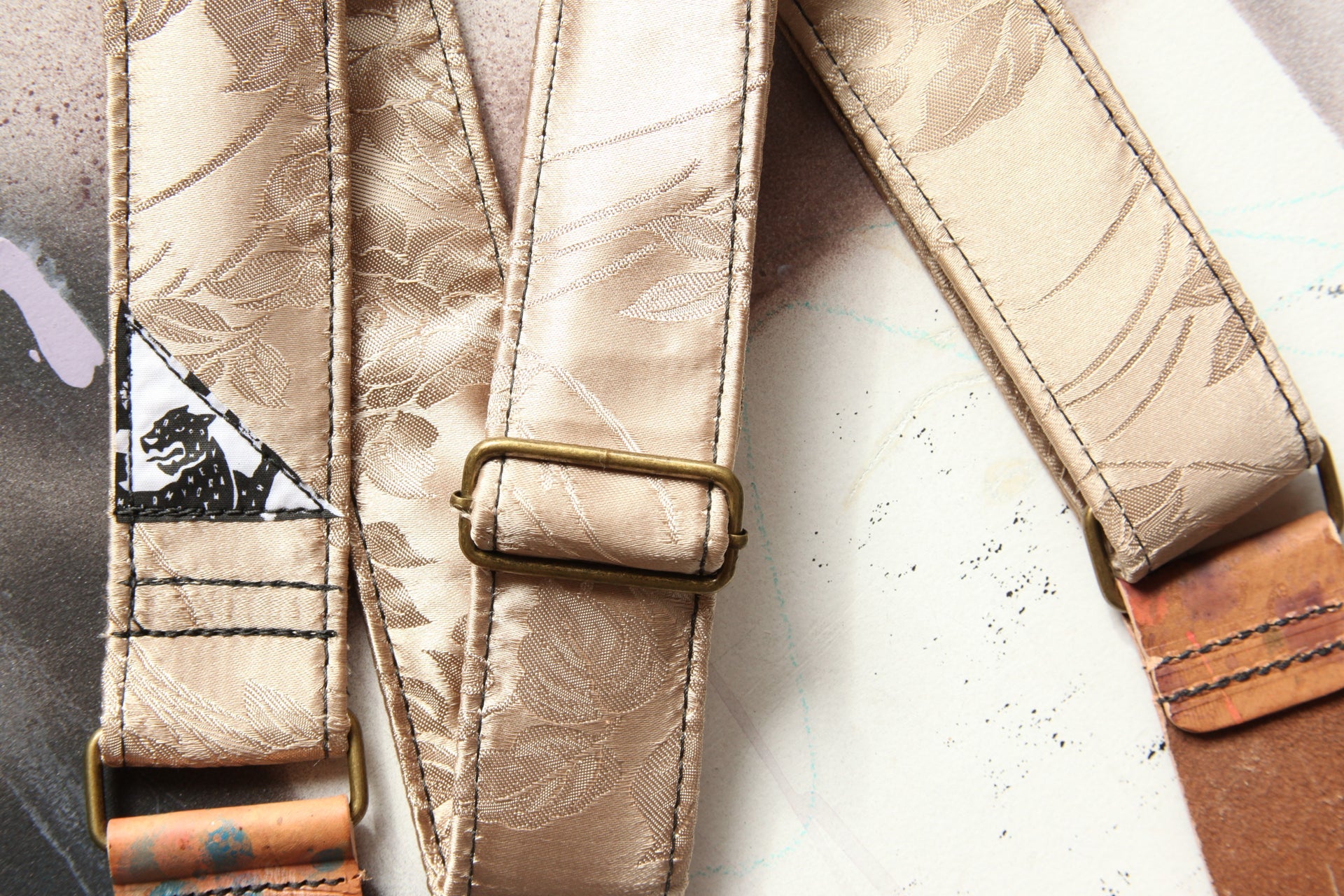 Mother Mary Company - Granny Champagne Guitar Strap