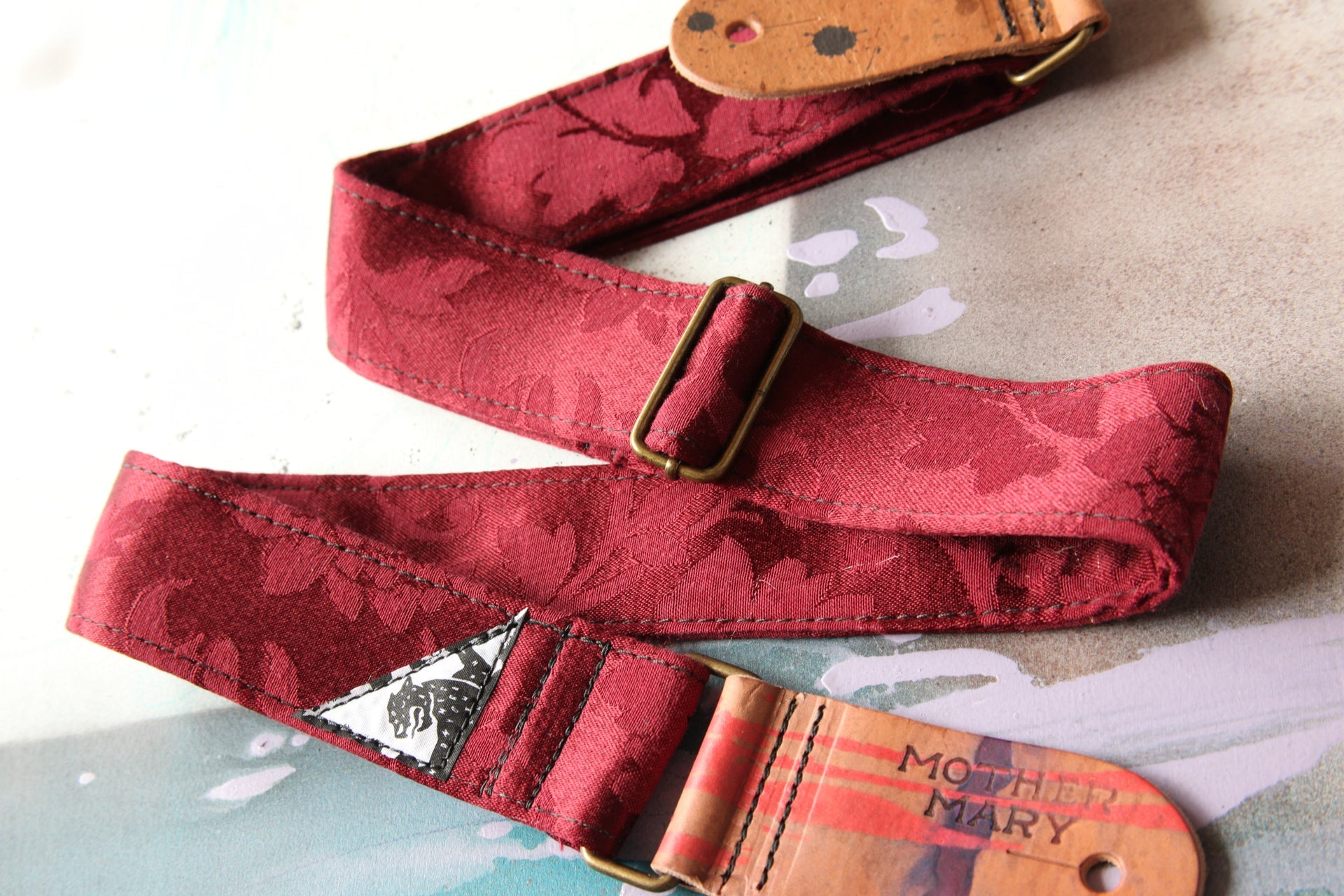 Mother Mary Company - "Granny Red" Guitar strap