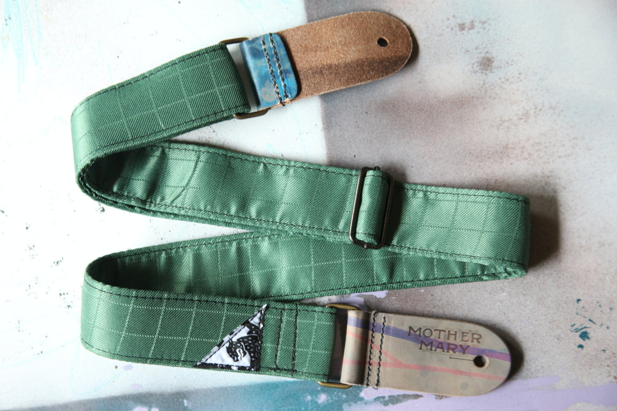 Mother Mary Company - Granny Green Guitar Strap