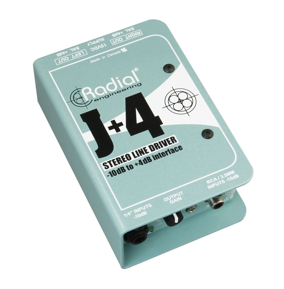 Radial J+4 - Stereo Line Driver - product view 2