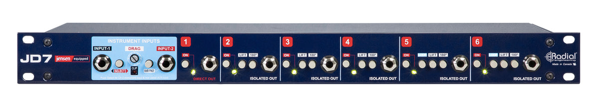 Radial JD7 - Guitar Distro & Splitter - product view 3