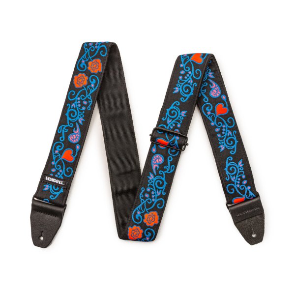 Dunlop - Jimi Hendrix Blacklight Monterey Blue Strap
