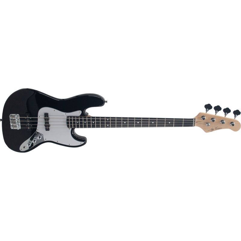 Jay Turser - J-Style Solid Body HPL Electric Bass, Black
