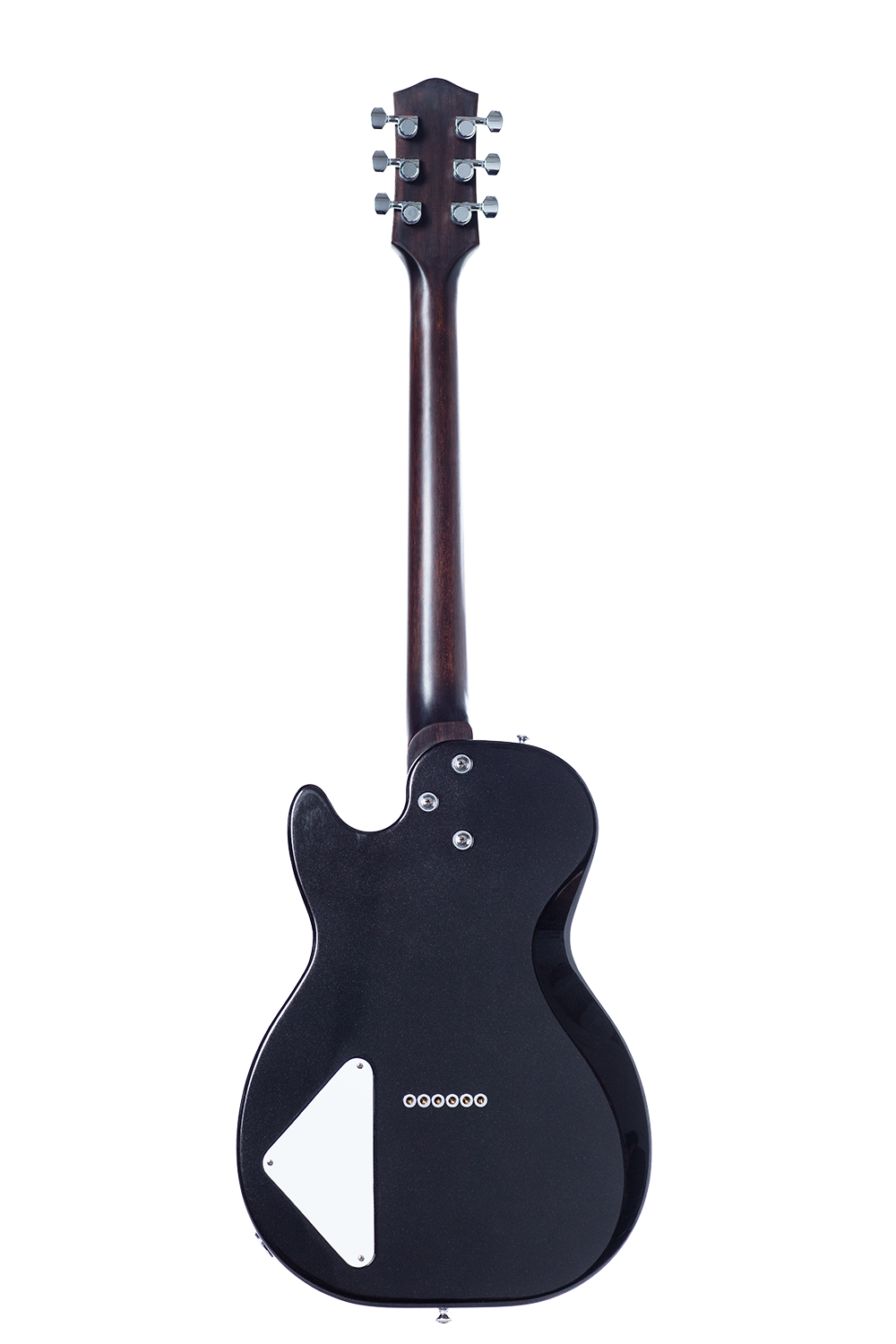 Harmony Jupiter Electric Guitar with Case - Space Black - rear view