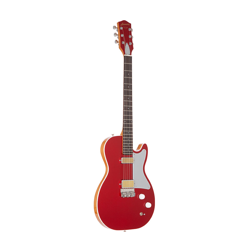 Harmony Jupiter Thinline Electric Guitar with Case - Cherry - product image 2