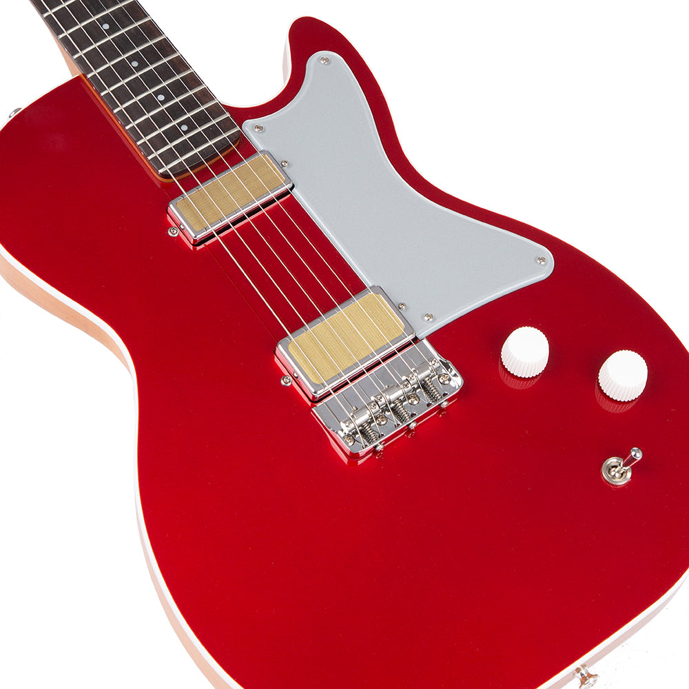Harmony Jupiter Thinline Electric Guitar with Case - Cherry - product image 4