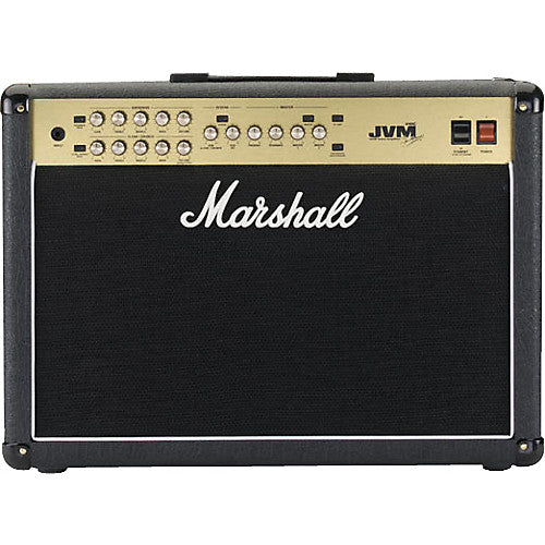 Marshall JVM205C 50-watt 2-channel All-tube 2x12" Guitar Combo Amplifier with 3 Modes, Reverb, Effects Loops - Black