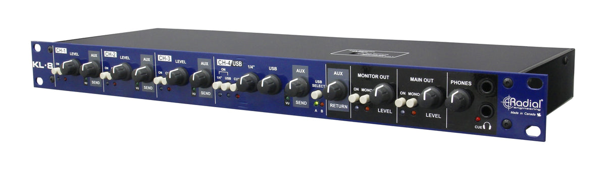 Radial KL-8 - Rackmount Keyboard Mixer - product view 3