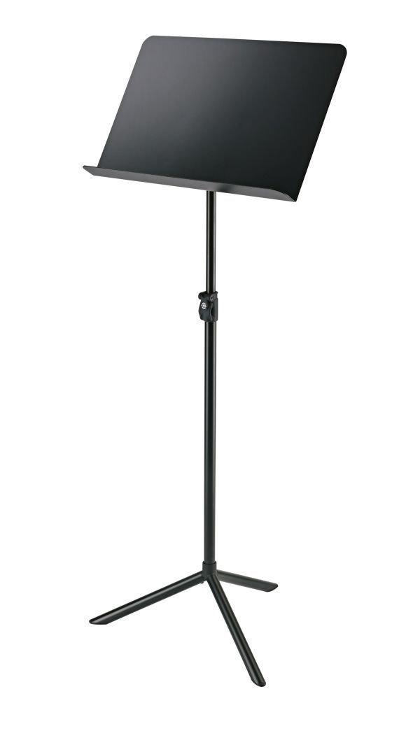 K&M 11930-BLACK — Stackable Orchestra Stand with Clamp - H:760-1300mm — product view