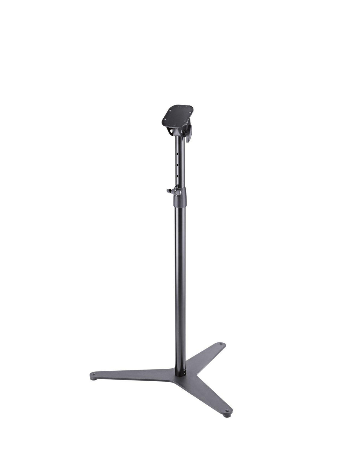 K&M 12330-BLACK — Orchestra Conductor Stand with Flat Base - H:840-1400mm — product view