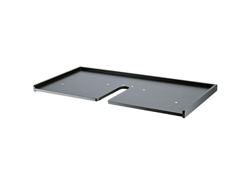 K&M 12337-BLACK — Orchestra Score Tray for Conductor Stands - 700 x 350mm — product view