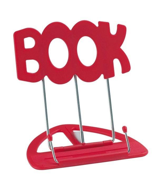 K&M 12440-12-RED — 12 x Uniboy Book Tabletop Music Sheet Holder - Red — product view