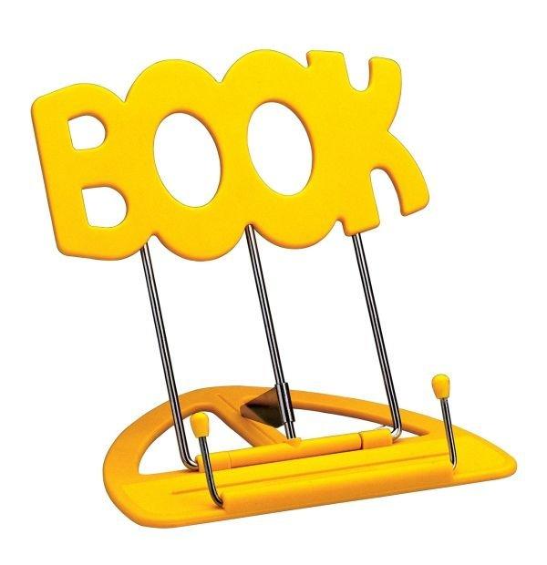 K&M 12440-12-YELLOW — 12 x Uniboy Book Tabletop Music Sheet Holder - Yellow — product view