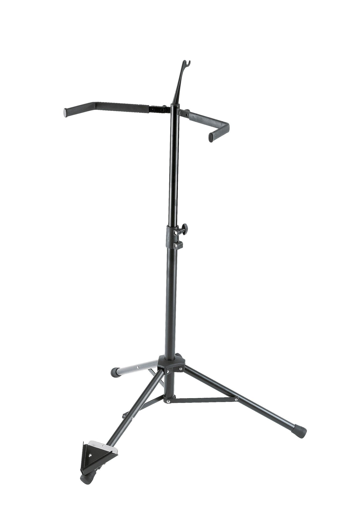 K&M 141-BLACK — Folding Double Bass Tripod with Bow Holder - H:620-1120mm — product view