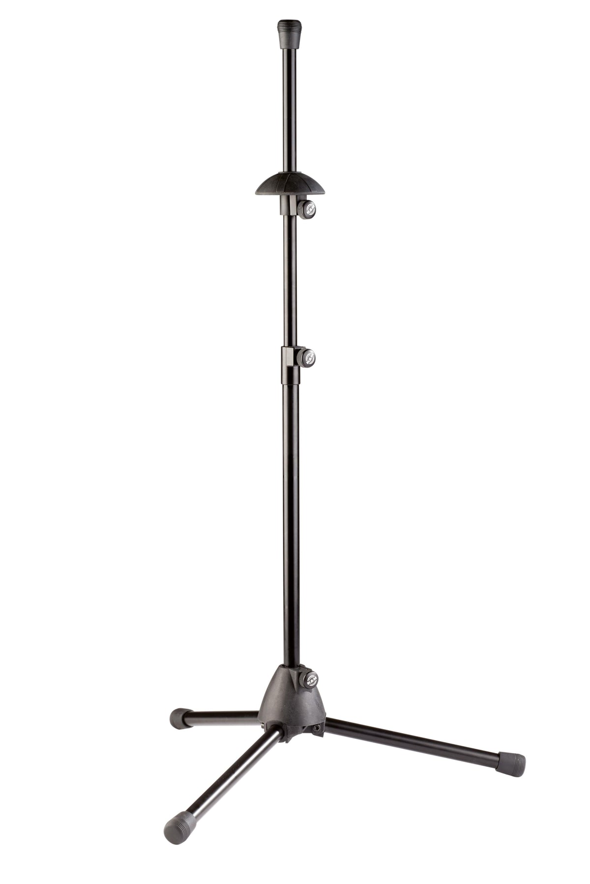K&M 14985-BLACK — Folding Trombone Tripod - H:600-970mm - Black — product view