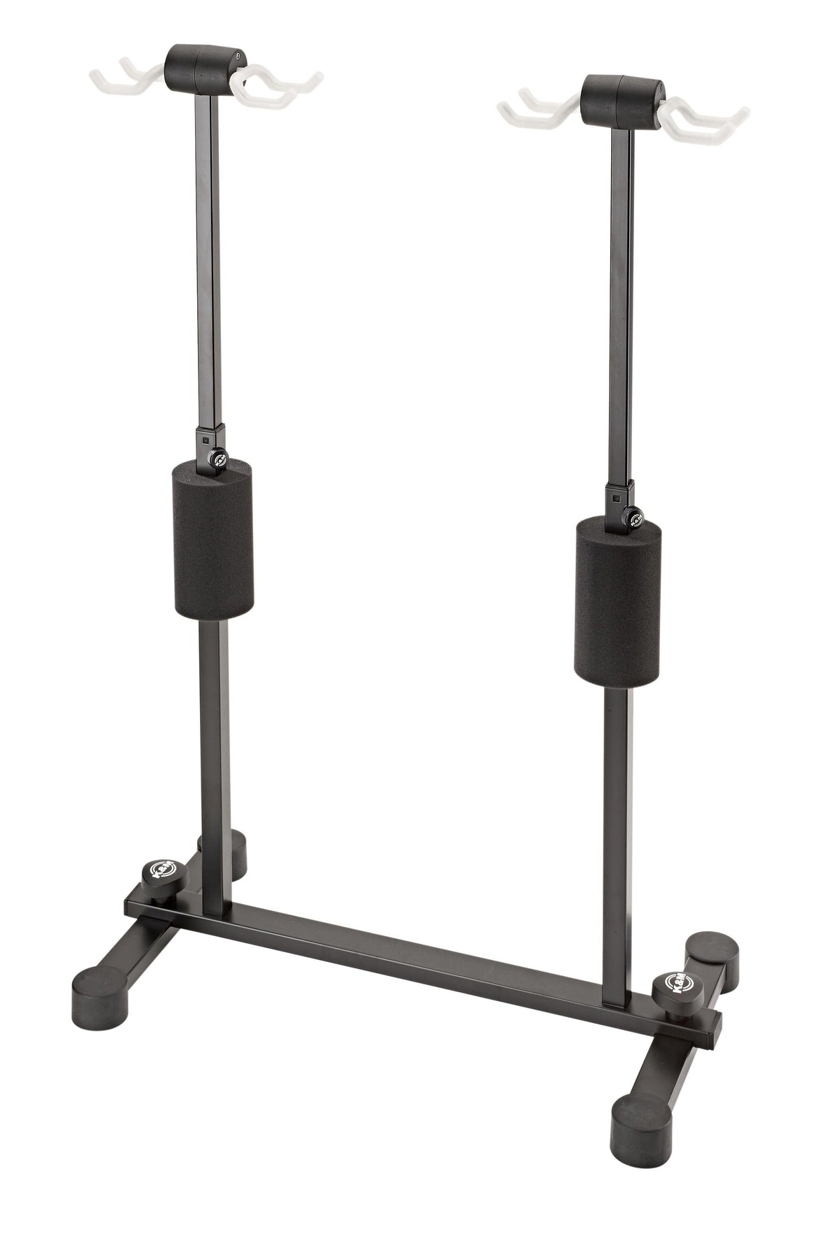 K&M 17605-BLACK — Roadie 4-Guitar Stand for Acoustic/Electric - Black — product view