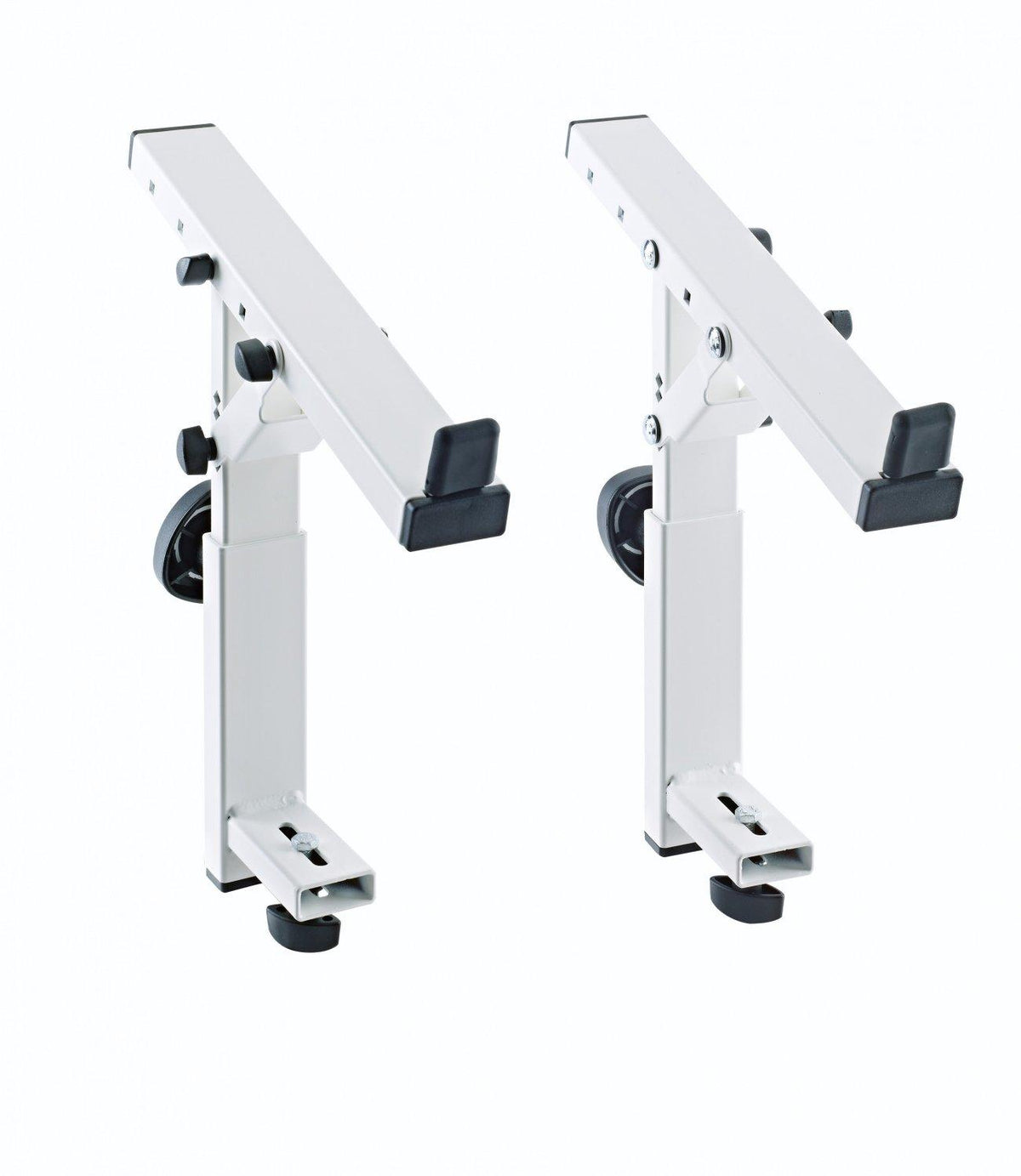 K&M 18822-WHITE — Third Tier Stacker for Omega Stands - H:200-275mm - White — product view