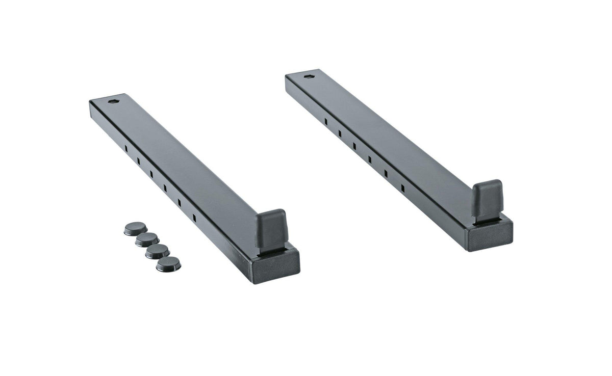 K&M 18823-BLACK — XL Support Arm for 18811 Stacker - Black — product view
