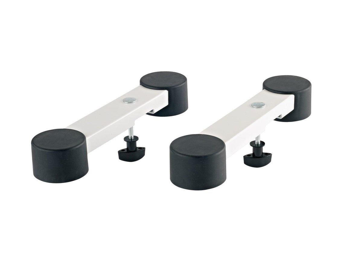 K&M 18827-WHITE — Stage Piano Support Arms for Omega Stands - White — product view
