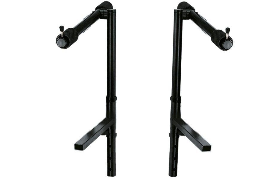 K&M 18952-BLACK — Keyboard Stacker Tier for 18950/18953 - H:100-400mm — product view