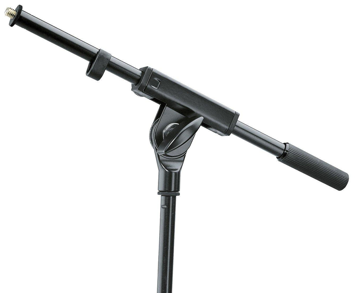 K&M 21160-BLACK — One-Piece Boom Arm with Wing Nut Locking Screw — product view