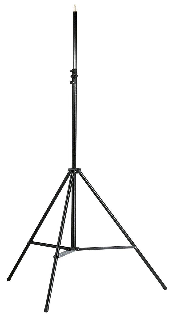 K&M 21411-BLACK — Overhead Microphone Tripod - H:1480-2290mm - Black — product view