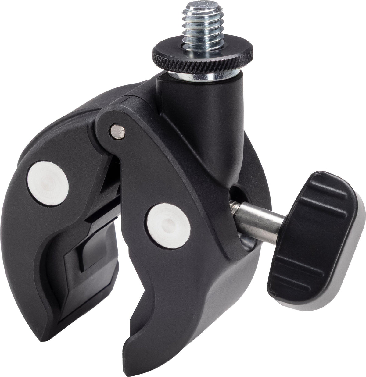 K&M 23690-BLACK — Universal Clamp - 5/8 Thread - 10mm x 30mm - Black — product view