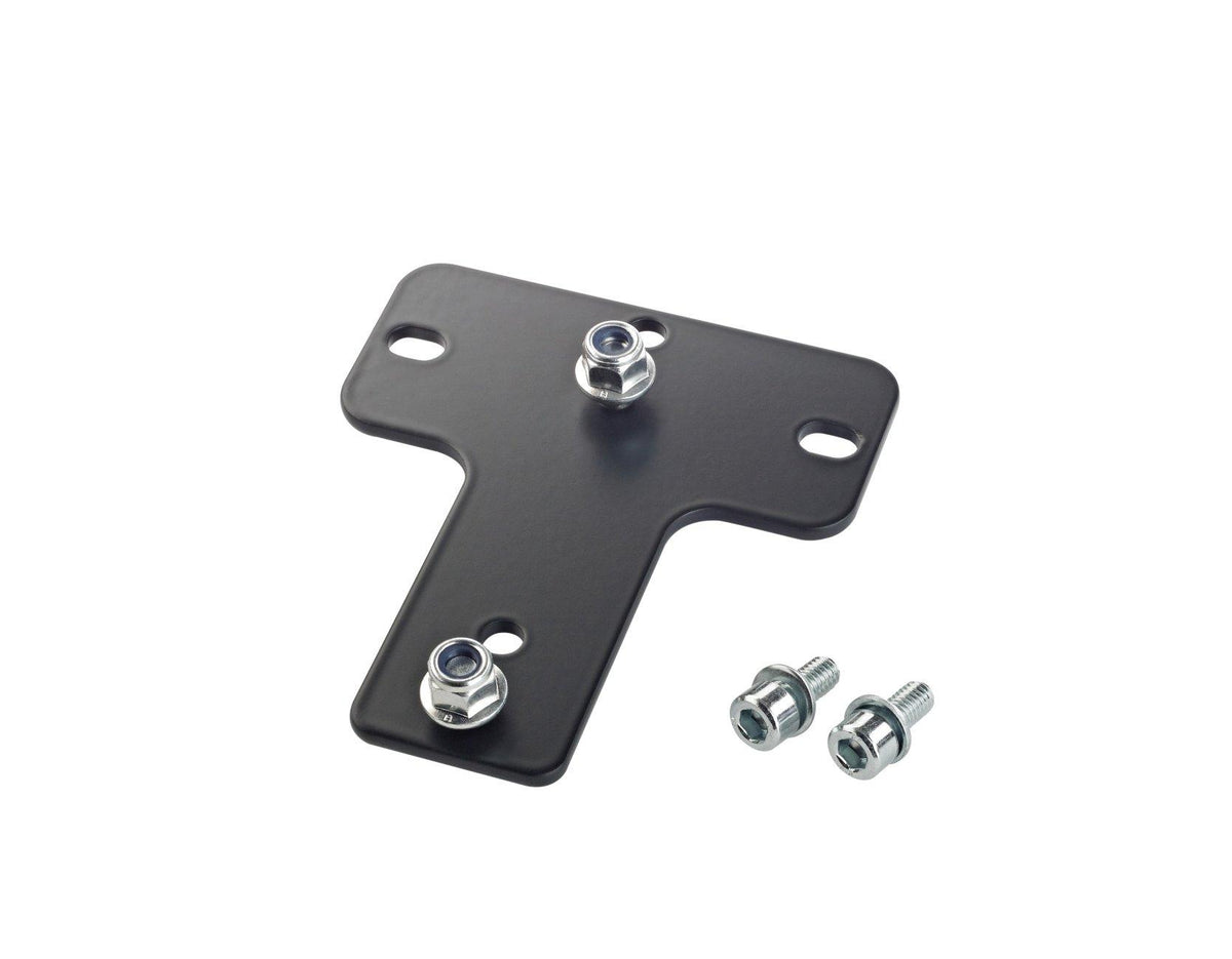 K&M 24359-BLACK — Adapter Panel 6 - T-Mount - Hor/Ver - 90 x 100mm - Black — product view