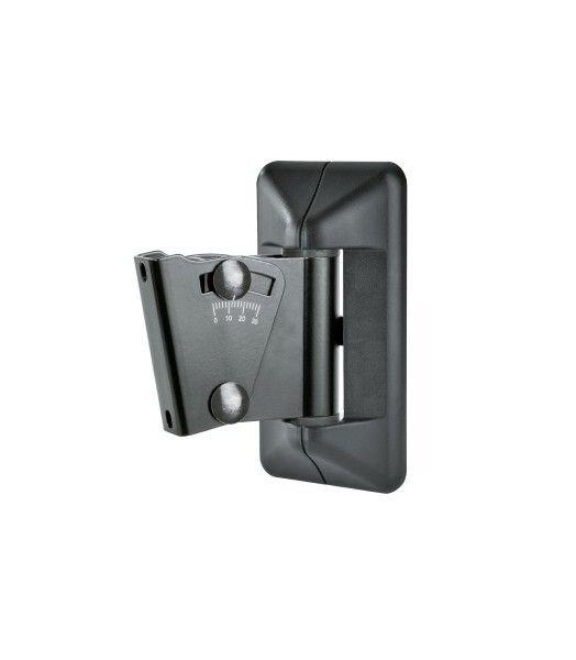 K&M 24472-BLACK — Speaker Wall Mount with 2 x 24471 & 2 x 24463 - Black — product view