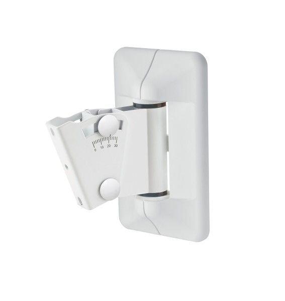 K&M 24472-WHITE — Speaker Wall Mount with 2 x 24471 & 2 x 24463 - White — product view
