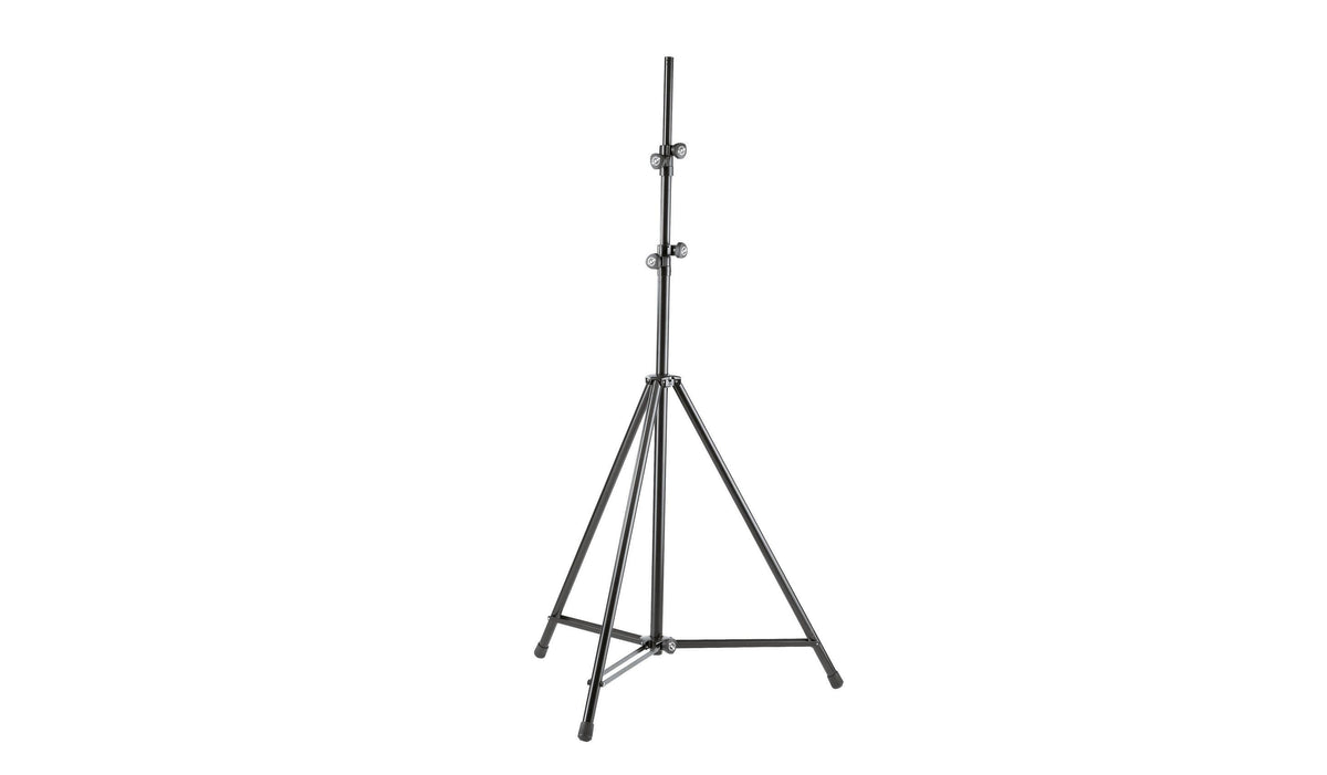 K&M 24640-BLACK — Folding Lighting Tripod - H:1590-4025mm - 20kg Rated — product view