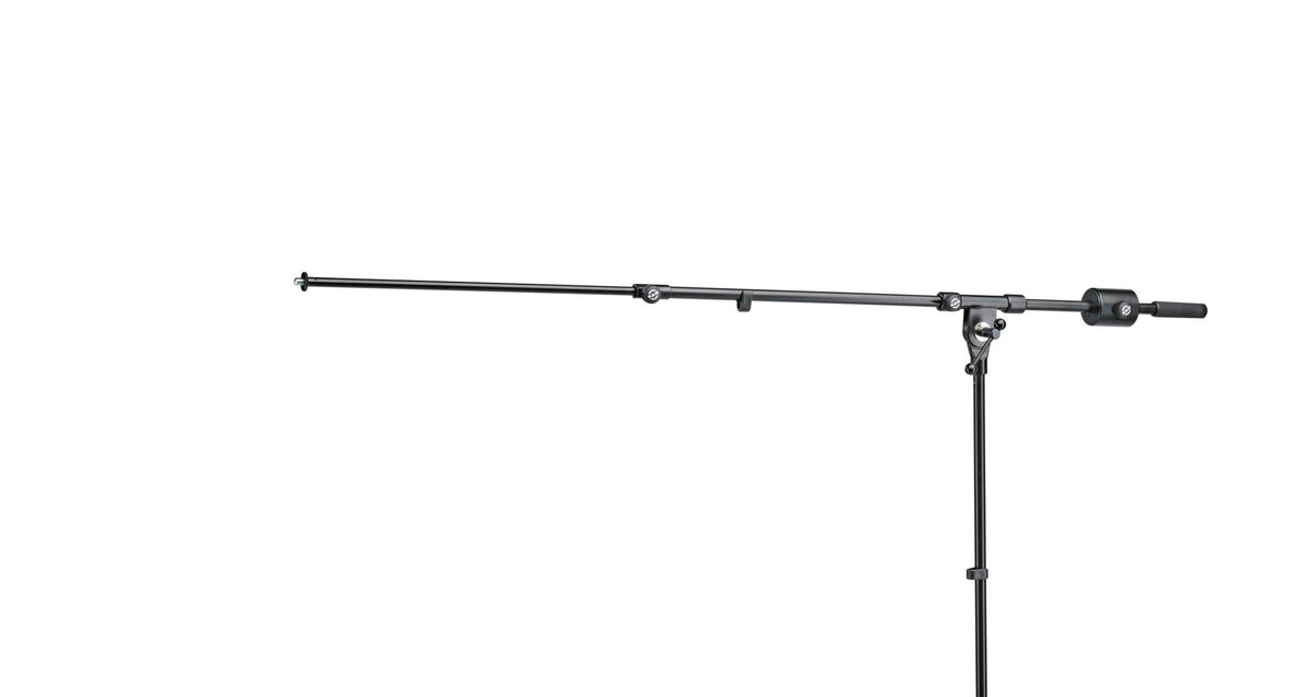 K&M 25530-BLACK — Telescopic Boom Arm with Counterweight - BL:870-1550mm — product view